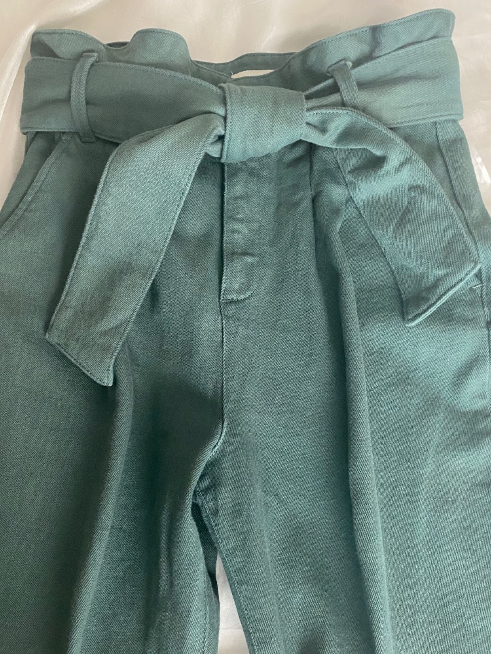 Sezane Austin Trouser in Cargo Green *Like New* EU 34/US 2